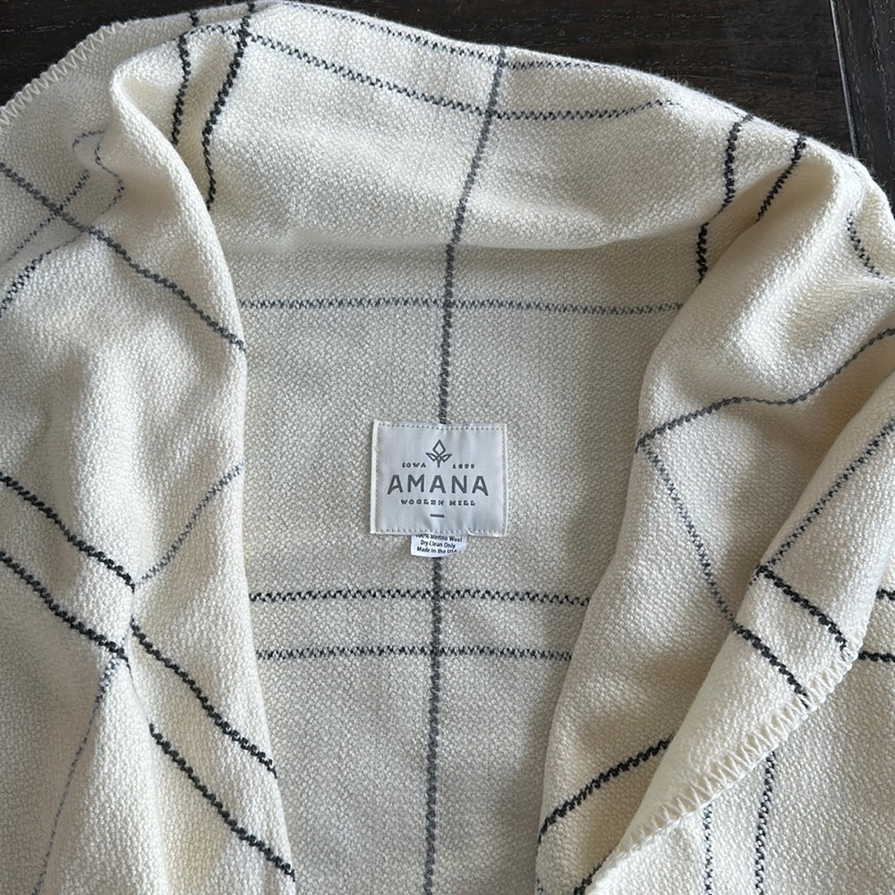 Amana woolen mill women’s wool vest